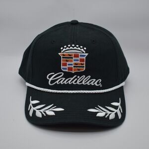 Cadillac Logo Rope Snapback Hat Cap Black White Official GM Licensed NEW NWT